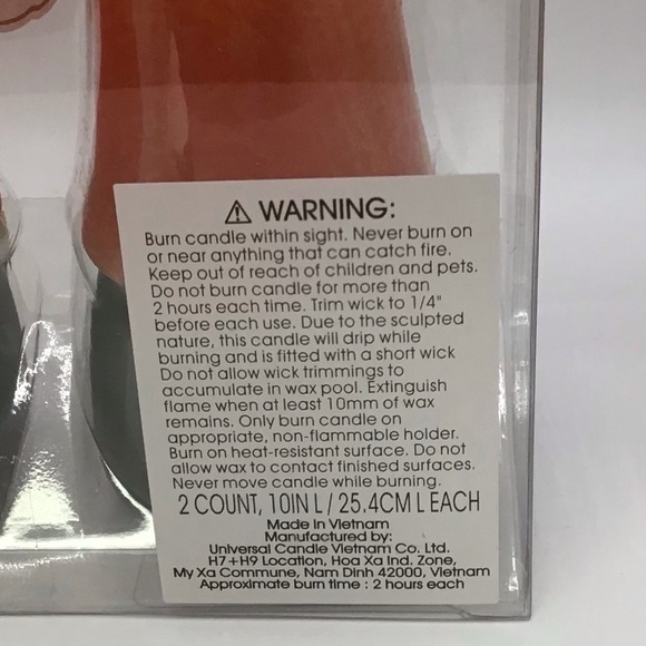 LAST 1 | Set of (2) Gnome Place Like Home Taper Candles - Picture 7 of 7